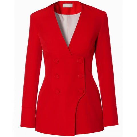AGGI Taillierter Blazer in Rot, Business Style, Blazer, Women clothing, made in Europe, Eco-friendly, fair, fair trade - shop now - the wearness online-shop - Sustainable and Ethical Luxury Fashion