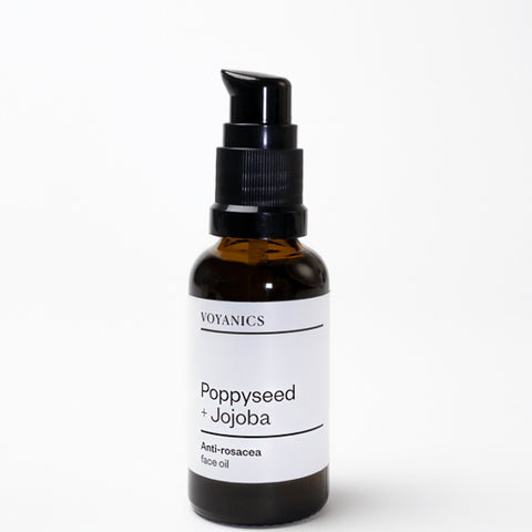 Poppyseed + Jojoba anti-rosacea face oil - Voyanics