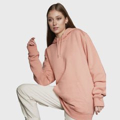 REER3 Unisex Hoodie in Altrosa, Kapuzenpullover, Pullover, Sweater, Unisex Mode, Recycled, Organic cotton, Vegan, Female Empowerment, Eco-friendly, Fair trade, Fair fashion, Ethical fashion, Green fashion - shop now - the wearness online-shop - ETHICAL LUXURY FASHION 