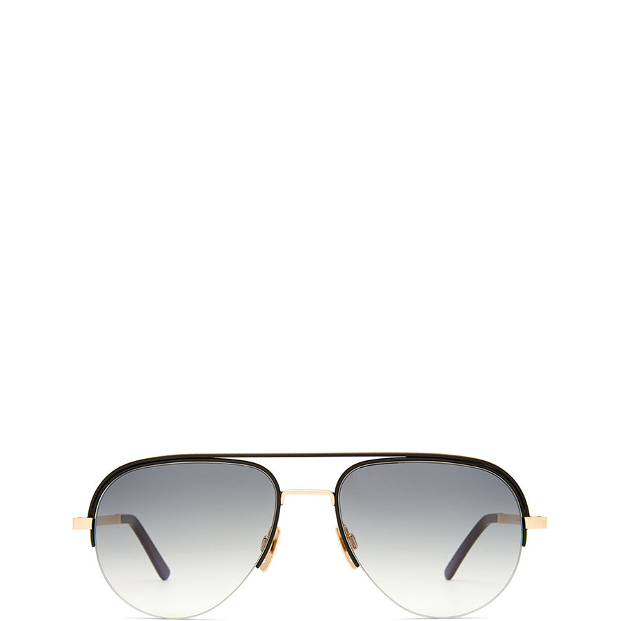 VIU EYEWEAR Schwarze Sonnenbrille/ Pilotenbrille aus Titan für Damen, handmade, fair, made in Europe - the wearness online-shop