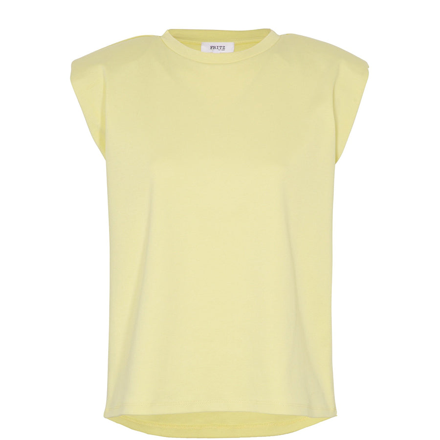 FRITZ THE LABEL Shirt mit Pad-Silhouette, gelb, nachhaltig, bio, fair
